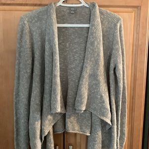 aerie open front grey cardi Ladies size S